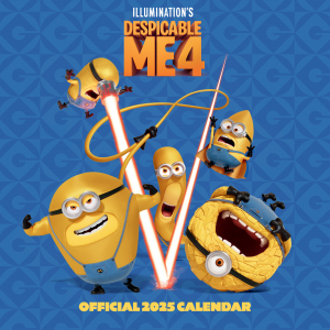 Despicable Me 4 Movie  - 2025 Square Calendar ryhmässä MERCHANDISE / Merch / Film-Musikal @ Bengans Skivbutik AB (5563891)