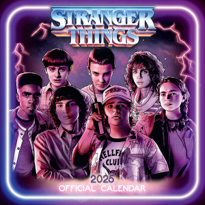 Stranger Things  - 2025 Square Calendar ryhmässä MERCHANDISE / Merch / TV-serie @ Bengans Skivbutik AB (5563894)