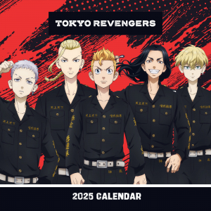 Tokyo Revengers  - 2025 Square Calendar ryhmässä MERCHANDISE / Merch / Film-Musikal @ Bengans Skivbutik AB (5563896)