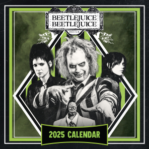 Beetlejuice 2 Movie - 2025 Square Calendar ryhmässä MERCHANDISE / Merch / Film-Musikal @ Bengans Skivbutik AB (5563899)