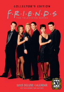 Friends - 2025 A3 Deluxe Calendar ryhmässä MERCHANDISE / Merch / TV-serie @ Bengans Skivbutik AB (5563903)