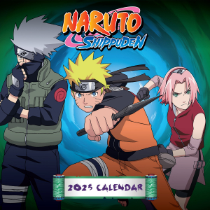 Naruto Shippuden - 2025 Square Calendar ryhmässä MERCHANDISE / Merch / Film-Musikal @ Bengans Skivbutik AB (5563914)