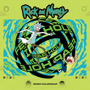 Rick And Morty  - 2025 Square Calendar ryhmässä MERCH @ Bengans Skivbutik AB (5563915)