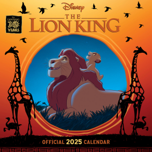 Lion King - 2025 Square Calendar ryhmässä MERCHANDISE / Merch / Film-Musikal @ Bengans Skivbutik AB (5563918)