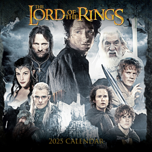 Lord Of The Rings - 2025 Square Calendar ryhmässä MERCHANDISE / Merch / Film-Musikal @ Bengans Skivbutik AB (5563919)