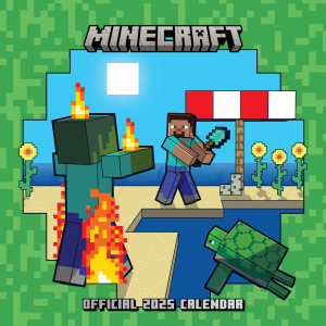 Minecraft - 2025 Square Calendar ryhmässä MERCHANDISE / Merch / Spel @ Bengans Skivbutik AB (5563923)