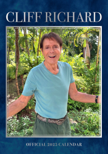 Cliff Richard - 2025 A3 Calendar ryhmässä MERCHANDISE / Merch / Pop-Rock @ Bengans Skivbutik AB (5563924)