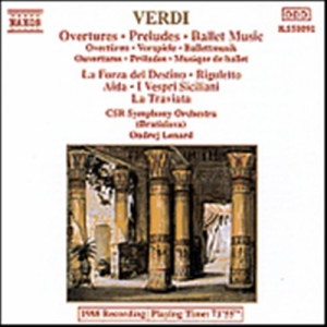 Verdi Giuseppe - Overtures/Preludes/Ballets ryhmässä Externt_Lager / Naxoslager @ Bengans Skivbutik AB (556415)