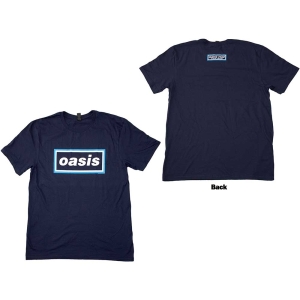 Oasis - Maine Road Event Logo Navy T-Shirt ryhmässä MERCHANDISE / T-paita / Pop-Rock @ Bengans Skivbutik AB (5564211r)