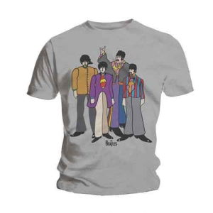 Beatles - Submarine Uni Grey T-Shirt ryhmässä MERCHANDISE / T-paita / Pop-Rock @ Bengans Skivbutik AB (5564326r)