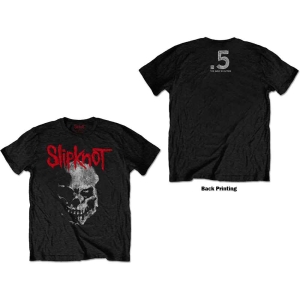 Slipknot - Gray Chapter Skull Uni Bl T-Shirt ryhmässä MERCHANDISE / T-paita / Hårdrock @ Bengans Skivbutik AB (5564335r)