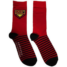 Kiss - Army Uni Red Socks (Eu 39-45) ryhmässä MERCHANDISE / Merch / Hårdrock @ Bengans Skivbutik AB (5564504)