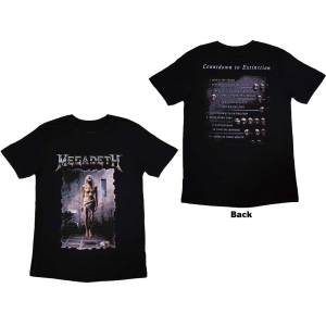 Megadeth - Countdown Uni Bl T-Shirt ryhmässä MERCHANDISE / T-paita / Hårdrock @ Bengans Skivbutik AB (5564549r)