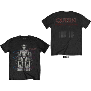 Queen - European Tour 1984 Uni Bl T-Shirt ryhmässä MERCHANDISE / T-paita / Pop-Rock @ Bengans Skivbutik AB (5564551r)