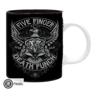 Five Finger Death Punch - Mug - 320 Ml - Eagle ryhmässä MERCHANDISE / Merch / Hårdrock @ Bengans Skivbutik AB (5564636)