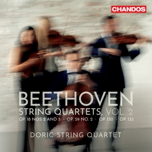 Doric String Quartet - Beethoven: String Quartets, Vol. 2 ryhmässä ME SUOSITTELEMME / Perjantain julkaisut / Fredag den 18:e oktober 2024 @ Bengans Skivbutik AB (5565195)