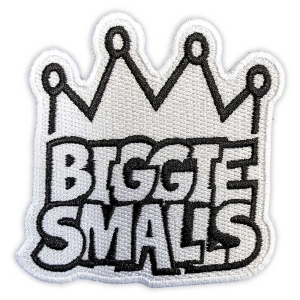 Biggie - Crown Logo Woven Patch ryhmässä MERCHANDISE / Merch / Hip Hop-Rap @ Bengans Skivbutik AB (5565560)