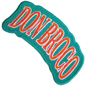 Don Broco - Orange Logo Woven Patch ryhmässä MERCHANDISE / Merch / Hårdrock @ Bengans Skivbutik AB (5565570)