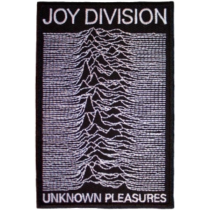 Joy Division - Unknown Pleasures Woven Patch ryhmässä MERCHANDISE / Merch / Pop-Rock @ Bengans Skivbutik AB (5565587)