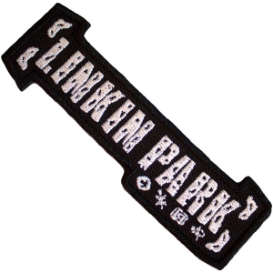 Linkin Park - Bracket Logo Woven Patch ryhmässä MERCHANDISE / Merch / Hårdrock @ Bengans Skivbutik AB (5565589)