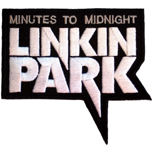 Linkin Park - Minutes To Midnight Woven Patch ryhmässä MERCHANDISE / Merch / Hårdrock @ Bengans Skivbutik AB (5565594)