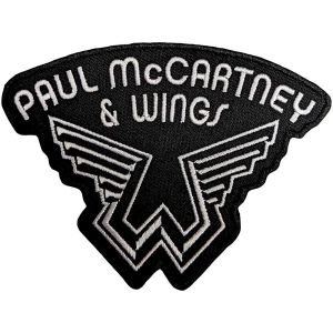 Paul Mccartney - Wings Logo Woven Patch ryhmässä MERCHANDISE / Merch / Pop-Rock @ Bengans Skivbutik AB (5565598)