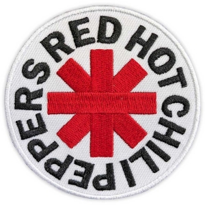 Red Hot Chili Peppers - Asterisk Wht Woven Patch ryhmässä MERCHANDISE / Merch / Pop-Rock @ Bengans Skivbutik AB (5565601)