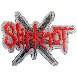 Slipknot - 9-Point Star Woven Patch ryhmässä MERCHANDISE / Merch / Hårdrock @ Bengans Skivbutik AB (5565602)