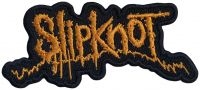 Slipknot - Patch Orange Logo (9,8 X 4,3 Cm) ryhmässä MERCHANDISE / Merch / Kommande / Hårdrock @ Bengans Skivbutik AB (5565603)