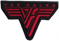 Van Halen - Patch Classic Red Logo (5,5 X 7,9 C ryhmässä MERCHANDISE / Merch / Hårdrock @ Bengans Skivbutik AB (5565611)