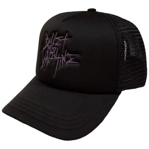 Bullet For My Valentine - Purple Logo Bl Mesh-Back Cap ryhmässä MERCHANDISE / Merch / Hårdrock @ Bengans Skivbutik AB (5565631)