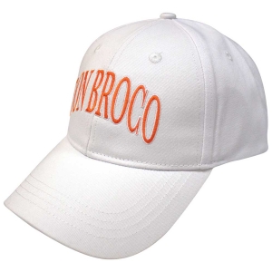 Don Broco - Orange Logo Wht Baseball Cap ryhmässä MERCHANDISE / Merch / Hårdrock @ Bengans Skivbutik AB (5565633)