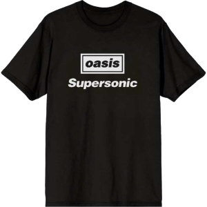 Oasis - Supersonic Title Uni Bl T-Shirt ryhmässä MERCHANDISE / T-paita / Pop-Rock @ Bengans Skivbutik AB (5565634r)