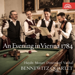 Bennewitz Quartet - An Evening In Vienna 1784 ryhmässä ME SUOSITTELEMME / Perjantain julkaisut / Perjantai 1 marraskuuta 2024 @ Bengans Skivbutik AB (5565943)