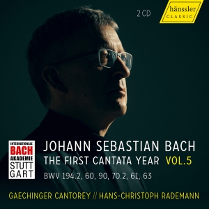 Gaechinger Cantorey Hans-Christoph - J. S. Bach: The First Cantata Year, ryhmässä ME SUOSITTELEMME / Perjantain julkaisut / Perjantai 1 marraskuuta 2024 @ Bengans Skivbutik AB (5565948)