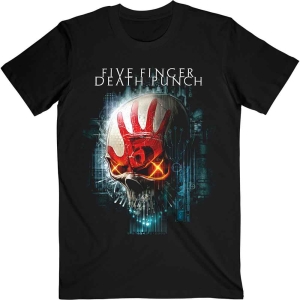 Five Finger Death Punch - Interface Skull Uni Bl T-Shirt ryhmässä MERCHANDISE / T-paita / Hårdrock @ Bengans Skivbutik AB (5566143r)