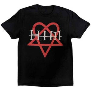 Him - Heartagram Uni Bl T-Shirt ryhmässä MERCHANDISE / T-paita / Hårdrock @ Bengans Skivbutik AB (5566144r)