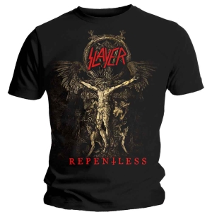 Slayer - Cruciform Skeletal Uni Bl T-Shirt ryhmässä MERCHANDISE / T-paita / Hårdrock @ Bengans Skivbutik AB (5566149r)