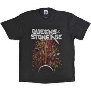 Queens Of The Stone Age - Meteor Shower Uni Char T-Shirt ryhmässä MERCHANDISE / T-paita / Hårdrock @ Bengans Skivbutik AB (5566337r)