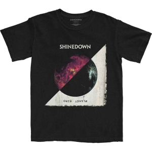 Shinedown - Planet Zero Album Uni Bl T-Shirt ryhmässä MERCHANDISE / T-paita / Pop-Rock @ Bengans Skivbutik AB (5566338r)