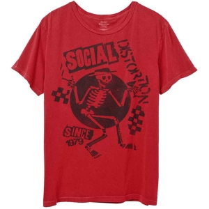 Social Distortion - Speakeasy Checkerboard Red T-Shirt ryhmässä MERCHANDISE / T-paita / Pop-Rock @ Bengans Skivbutik AB (5566339r)