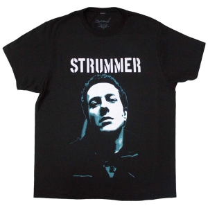 Joe Strummer - Iconic Uni Bl T-Shirt ryhmässä MERCHANDISE / T-paita / Punk @ Bengans Skivbutik AB (5566714r)