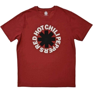 Red Hot Chili Peppers - Classic Asterisk Uni Red T-Shirt ryhmässä MERCHANDISE / T-paita / Pop-Rock @ Bengans Skivbutik AB (5566720r)