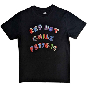 Red Hot Chili Peppers - Colourful Letters Uni Bl T-Shirt ryhmässä MERCHANDISE / T-paita / Pop-Rock @ Bengans Skivbutik AB (5566721r)