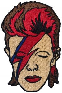 Bowie David - Patch Ziggy Face (9,3 X 6,2 Cm) ryhmässä ME SUOSITTELEMME / Perjantain julkaisut /  @ Bengans Skivbutik AB (5566834)