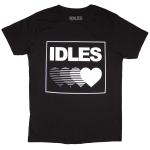 Idles - Gradient Heart Uni Bl T-Shirt ryhmässä MERCHANDISE / T-paita / Pop-Rock @ Bengans Skivbutik AB (5567001r)