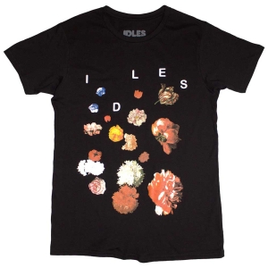 Idles - Flowers Uni Bl T-Shirt ryhmässä MERCHANDISE / T-paita / Pop-Rock @ Bengans Skivbutik AB (5567002r)