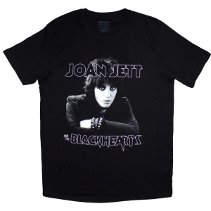 Joan Jett - Photo Uni Bl T-Shirt ryhmässä MERCHANDISE / T-paita / Hårdrock @ Bengans Skivbutik AB (5567005r)