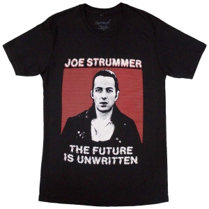 Joe Strummer - The Future Is Unwritten Uni Bl T-Shirt ryhmässä MERCHANDISE / T-paita / Punk @ Bengans Skivbutik AB (5567006r)