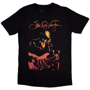 Stevie Ray Vaughan - Signature Uni Bl T-Shirt ryhmässä MERCHANDISE / T-paita / Blues @ Bengans Skivbutik AB (5567010r)